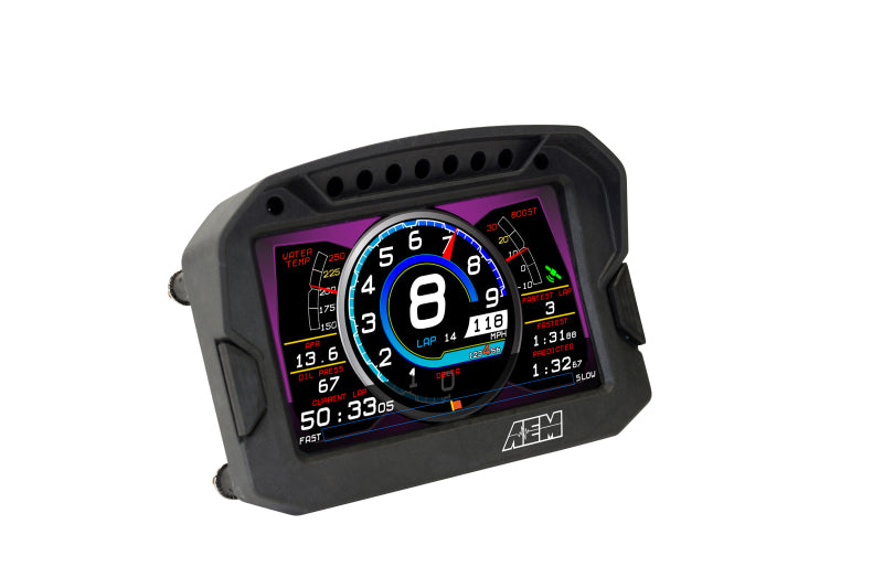 AEM 30-5603 - AEM30-5603 - AEM CD-5LG Carbon Logging Digital Dash Display w/ Internal 10Hz GPS & Antenna - Shipped in Europe - Tuningsupply.com
