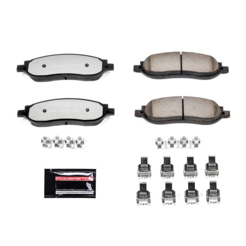 PowerStop Z36-1068 - PSBZ36-1068 - Power Stop 05-07 Ford F-250 Super Duty Rear Z36 Truck & Tow Brake Pads w/Hardware - Shipped in Europe - Tuningsupply.com