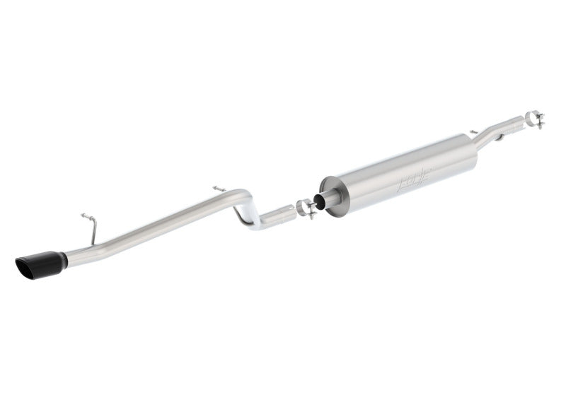 Borla 140479BC - BOR140479BC - Borla 12-16 Jeep Wrangler V6 4WD Dirt Sport Cat-Back 2.5in Single Square Rolled Angle Cut Rear - Shipped in Europe - Tuningsupply.com