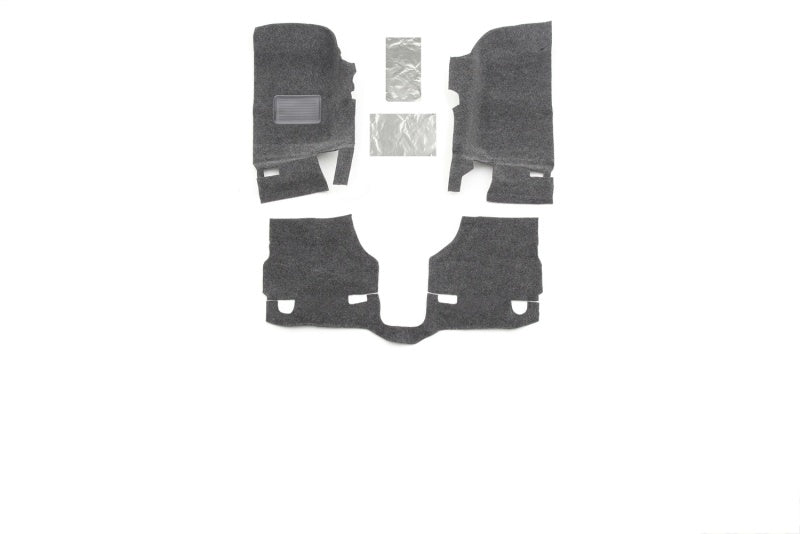 BedRug - BEDBRJK07F2 - BedRug 07-10 Jeep JK 2Dr Front 3pc Floor Kit (Incl Heat Shields) - Shipped in Europe - Tuningsupply.com