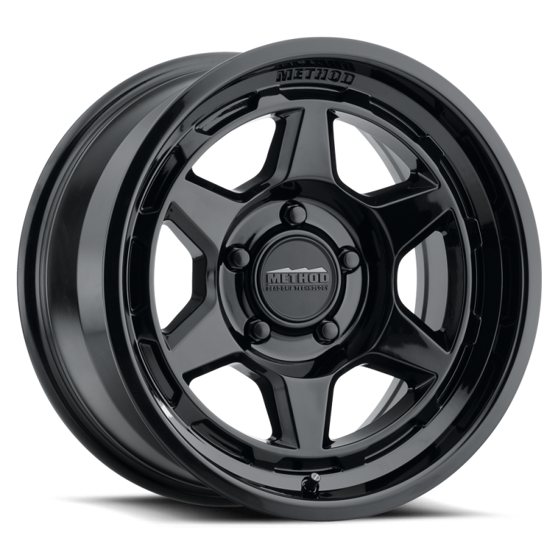 Method Wheels MR708790121338N - MRWMR708790121338N - Method MR708 Bead Grip 17x9 / ET38 / 5x4.5 / 83 Centerbore - Gloss Black - Shipped in Europe - Tuningsupply.com