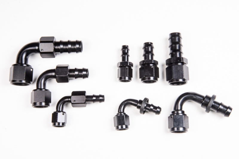 Radium Engineering 14-0204 - RAD14-0204 - Radium Engineering 6AN 120Deg Pushlok Hose End - Shipped in Europe - Tuningsupply.com