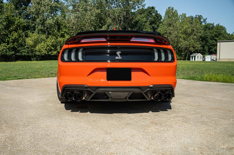CORSA Performance 21291BLK - COR21291BLK - Corsa 20-22 Ford Mustang GT500 3.0in Dual Rear Exit Catback w/ Twin 5.0in Black Slash Cut Pro Tips - Shipped in Europe - Tuningsupply.com