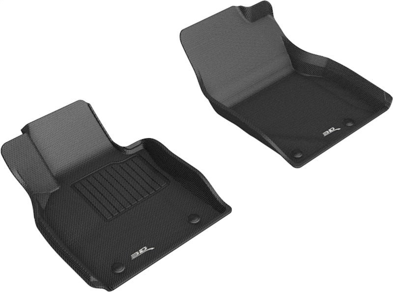 3D MAXpider L1MZ06711509 - ACEL1MZ06711509 - 3D MAXpider 19-21 Mazda 3 / CX-30 Kagu 1st Row Floormat - Black - Shipped in Europe - Tuningsupply.com