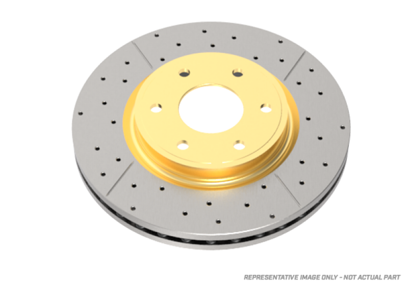 DBA DBA2656X-10 - DBADBA2656X-10 - DBA 08-10 STi/2017 BRZ w/Perf. Pkg. Rear Dual-Drilled Street Series Rotor - Shipped in Europe - Tuningsupply.com