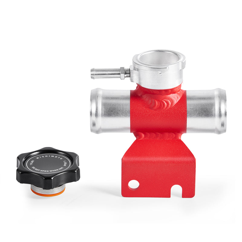 Mishimoto MMFN-EVO-RD - MISMMFN-EVO-RD - Mishimoto 08-15 Mitsubishi Lancer Evo X Coolant Fill Inlet - Red - Shipped in Europe - Tuningsupply.com