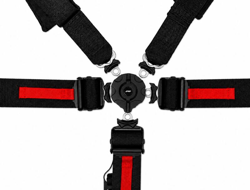 PRP Seats SBH5.3x2CAM - PRPSBH5.3X2CAM - PRP 5 Point Cam-Lock Harness with 2in Shoulders and 3in Lap Belts SFI16.1- Black - Shipped in Europe - Tuningsupply.com