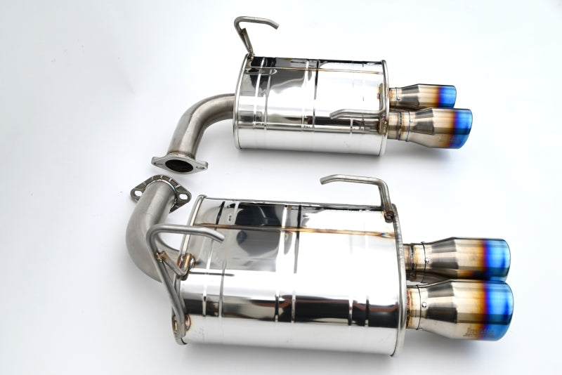 Invidia HS22SW4AQ4RTL - INVHS22SW4AQ4RTL - Invidia 22+ Subaru WRX Q300 3.5in. Rolled Dual Wall T.I Tip Axle-back Exhaust - Shipped in Europe - Tuningsupply.com