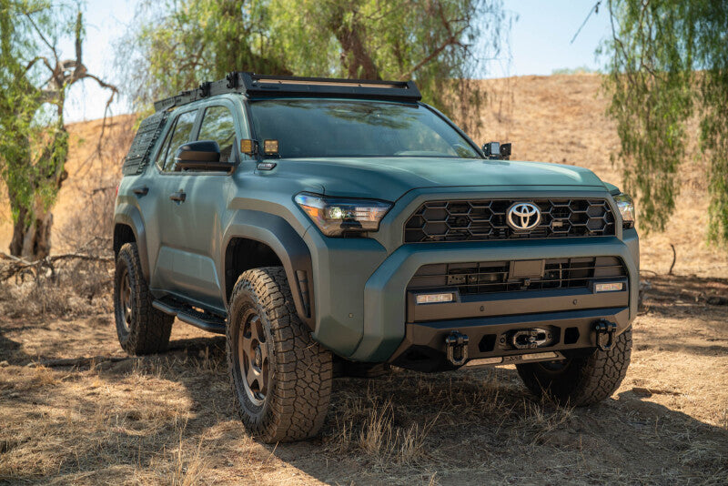 DV8 Offroad FBTF3-03 - DVEFBTF3-03 - DV8 Offroad 2025 Toyota 4Runner Front Bumper w/ Centric Winch - Shipped in Europe - Tuningsupply.com