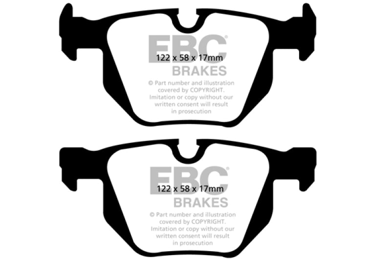 EBC DP21588 - EBCDP21588 - EBC 13+ BMW X1 3.0 Turbo (35i) Greenstuff Rear Brake Pads - Shipped in Europe - Tuningsupply.com