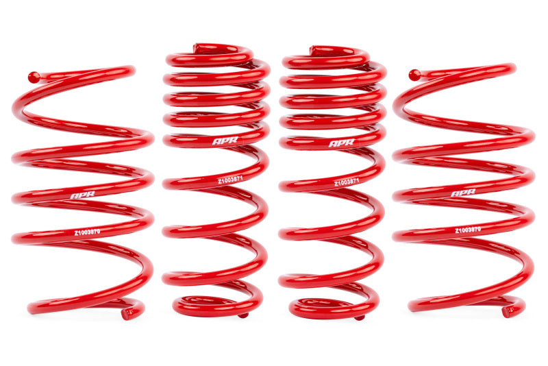 APR SUS00021 - APRSUS00021 - APR 19-26 Volkswagen Jetta GLI (MK7) Roll-Control Lowering Springs - Red - Shipped in Europe - Tuningsupply.com