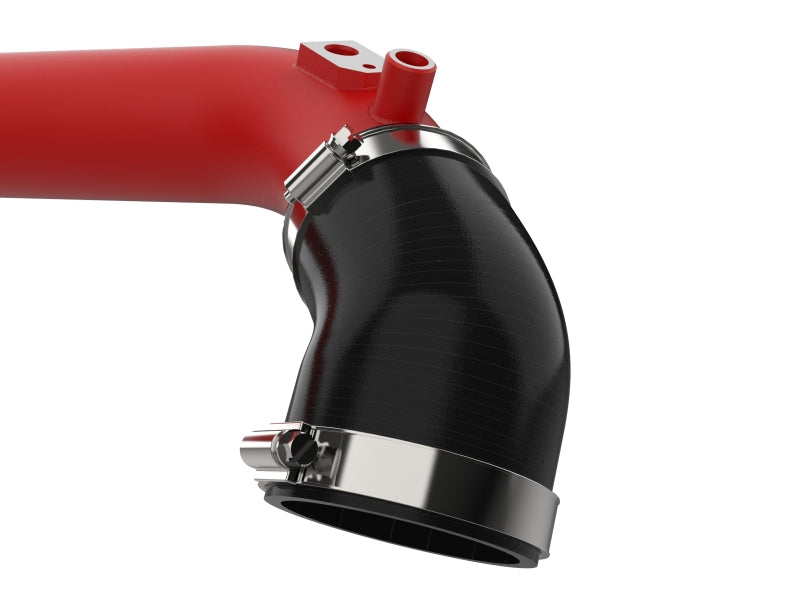 aFe 46-20778-R - AFE46-20778-R - aFe 2024+ Jeep Wrangler JL L4-2.0L (t) BladeRunner 2-1/2in Aluminum Hot Charge Pipe - Red - Shipped in Europe - Tuningsupply.com