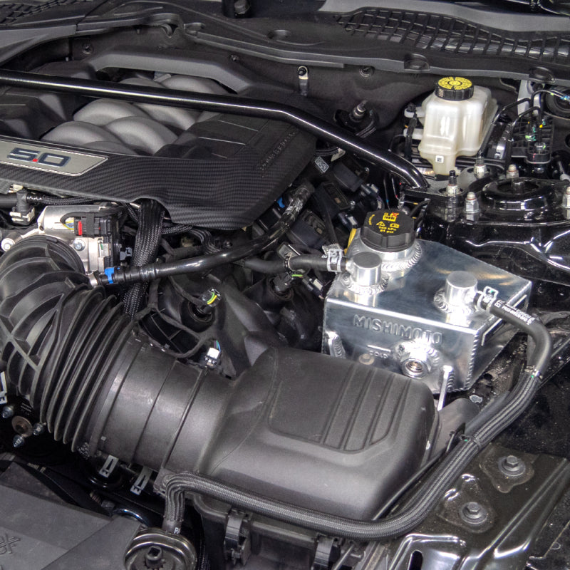 Mishimoto MMRT-MUS-24P - MISMMRT-MUS-24P - Mishimoto 2024+ Ford Mustang V8/2.3L EcoBoost Expansion Tank - Polished - Shipped in Europe - Tuningsupply.com