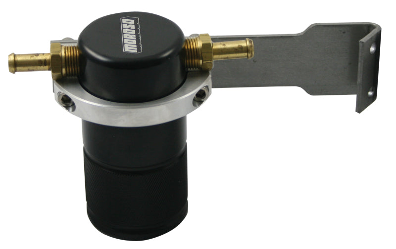 Moroso 85603 - MOR85603 - Moroso 08-14 Cadillac CTS-V Air/Oil Separator Catch Can - Small Body - Billet Aluminum -Black Finish - Shipped in Europe - Tuningsupply.com