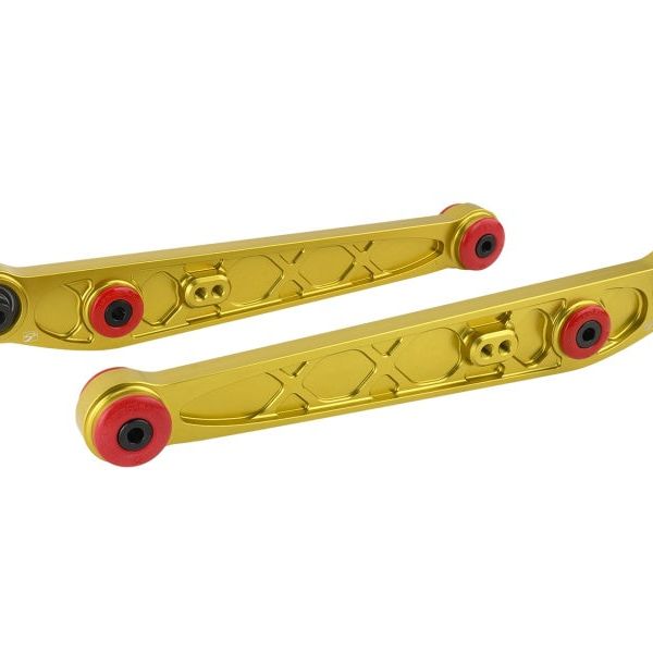 Skunk2 Racing 542-05-1210 - SKK542-05-1210 - Skunk2 Honda/Acura EK Alpha Series Rear Lower Control Arm Set - Gold - Shipped in Europe - Tuningsupply.com