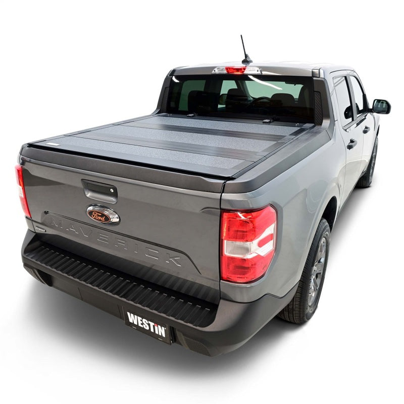 Westin 19-44795 - WES19-44795 - Westin 22-26 Ford Maverick 4WD 4ft. 6in. Bed Hard Tri-Fold Tonneau Cover - Black - Shipped in Europe - Tuningsupply.com