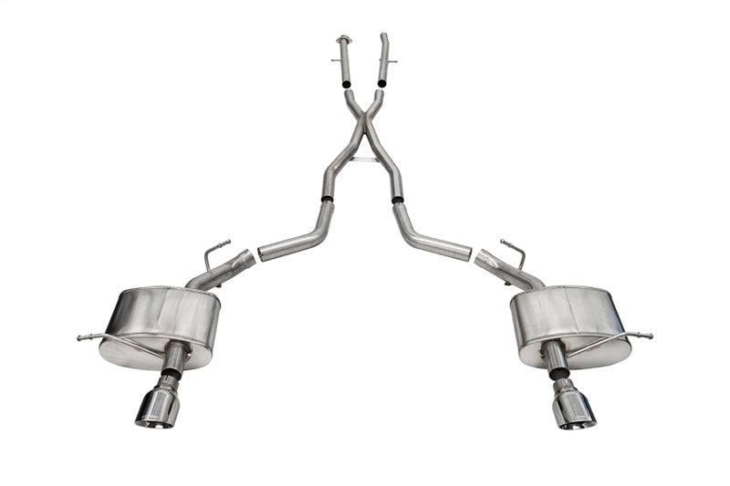 CORSA Performance 21186 - COR21186 - Corsa 2011-2025 Dodge Durango Xtreme 2.5in Cat-Back Dual Rear Exit w/ Single 4.5in Polished Tips - Shipped in Europe - Tuningsupply.com
