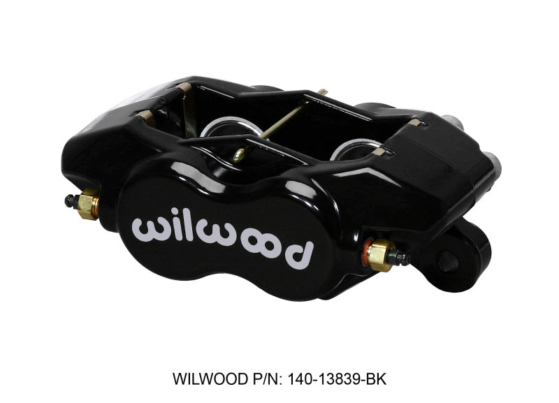 Wilwood 120-13839-BK - WIL120-13839-BK - Wilwood Caliper-Forged Dynalite-Black 1.38in Pistons .81in Disc - Shipped in Europe - Tuningsupply.com
