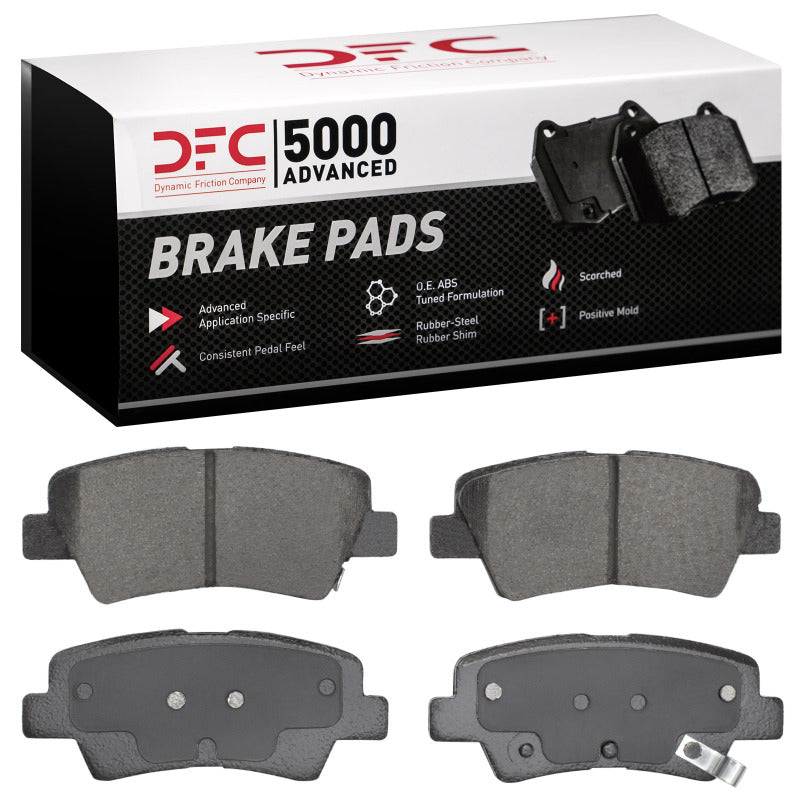 DFC 1551-1813-00 - DFC1551-1813-00 - DFC 12-24 Hyundai Veloster Rear 5000 Advanced Ceramic Brake Pads - Shipped in Europe - Tuningsupply.com