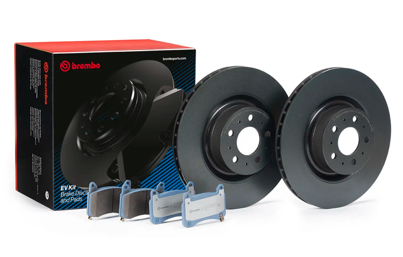 Brembo OE KT08003 - BREKT08003 - Brembo OE 17-23 Tesla Model 3/20-23 Model Y EV Brake Kit - Front - Shipped in Europe - Tuningsupply.com
