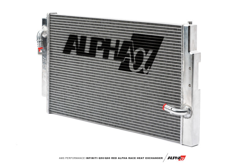 AMS ALP.28.02.0004-1 - AMSALP.28.02.0004-1 - AMS Performance Infiniti 17+ Q60 / 16+ Q50 3.0TT VR30 Alpha Race Heat Exchanger - Shipped in Europe - Tuningsupply.com