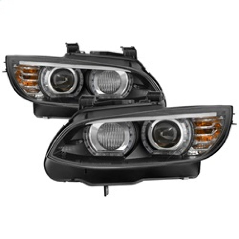 SPYDER 5085184 - SPY5085184 - Spyder 08-10 BMW F92 3 Series Projector Headlights - LED DRL - Black (PRO-YD-BMWE9208-DRL-BK) - Shipped in Europe - Tuningsupply.com