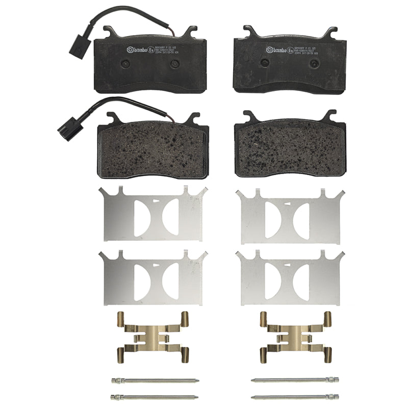 Brembo OE - BREP23185 - Brembo 17-19 Alfa Romeo Stelvio/ Alfa Romeo Giulia Front Low-Met Brake Pad - Shipped in Europe - Tuningsupply.com