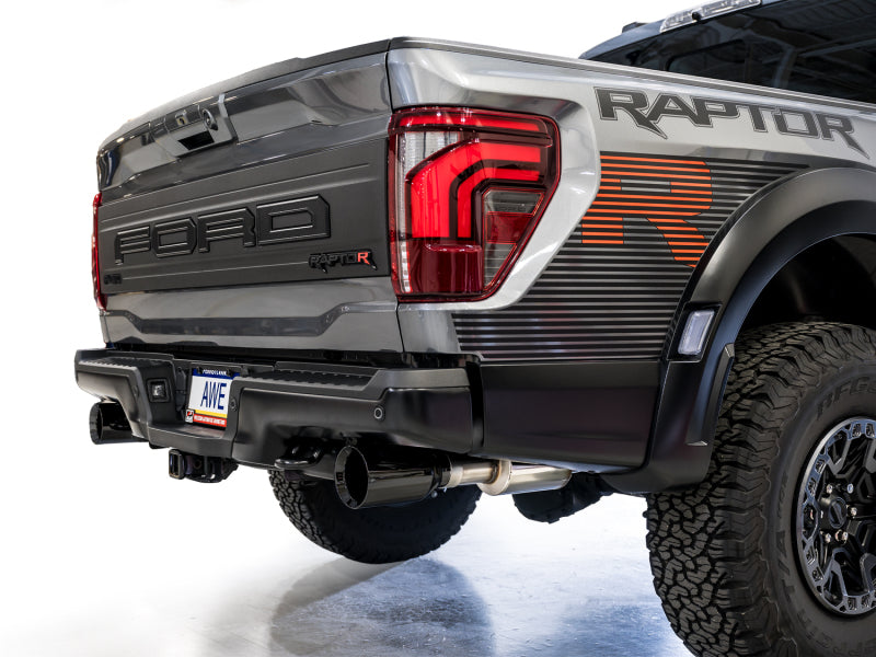 AWE Tuning 3025-33852 - AWE3025-33852 - AWE Gen 3 Raptor R SwitchPath Exhaust - Diamond Black Tips - Shipped in Europe - Tuningsupply.com