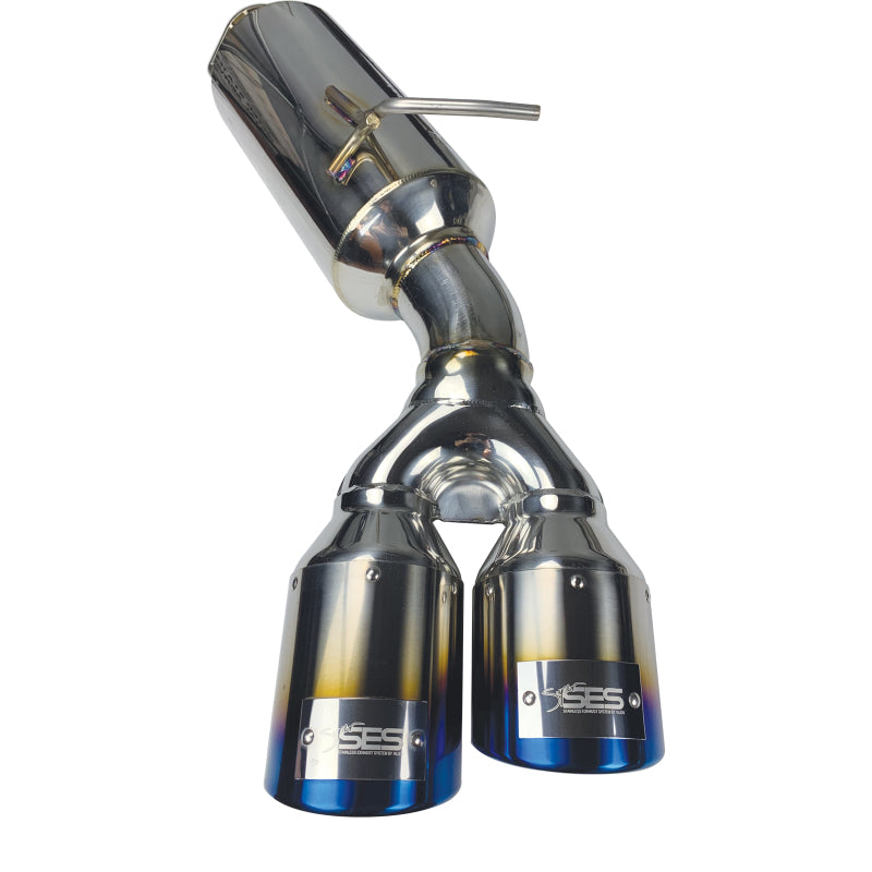 Injen SES1386TT - INJSES1386TT - Injen 10-13 Hyundai Genesis Coupe 2.0L(t) 4cyl SS Exhaust w/ 76mm Y-Pipe Resonator/Molded SS Flanges - Shipped in Europe - Tuningsupply.com