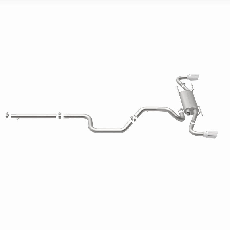 Magnaflow 15146 - MAG15146 - MagnaFlow 10-12 Mazda 3 L4 2.5L Hatchback Split Rear Exit Stainless Cat Back Performance Exhaust - Shipped in Europe - Tuningsupply.com