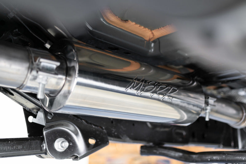 MBRP PS5533304 - MBRPS5533304 - MBRP 18-20 Jeep Wrangler JL 2.5in Single Rear Exit Cat Back Exhaust - T304 - Shipped in Europe - Tuningsupply.com