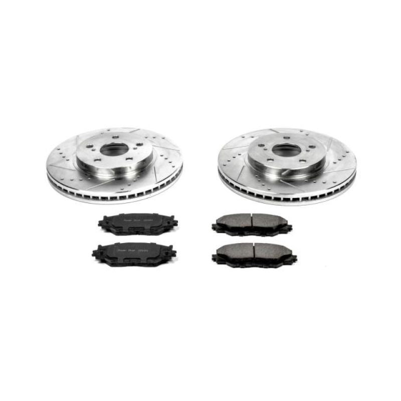 PowerStop K2406 - PSBK2406 - Power Stop 06-15 Lexus IS250 Front Z23 Evolution Sport Brake Kit - Shipped in Europe - Tuningsupply.com