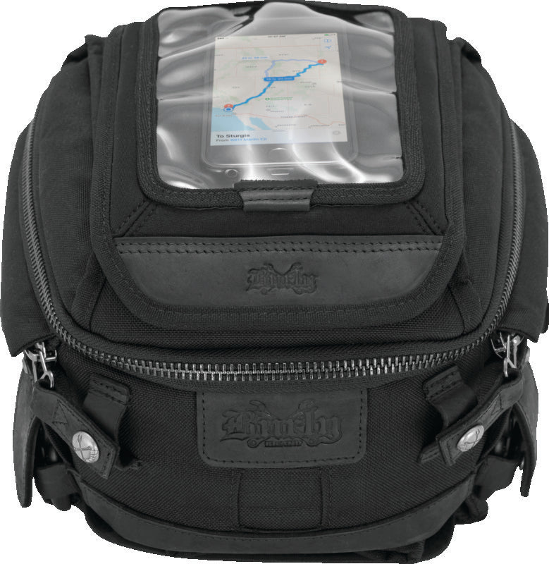 Burly Brand B15-1010B - BURB15-1010B - Burly Brand Voyager Tank/Tail Bag - Black - Shipped in Europe - Tuningsupply.com