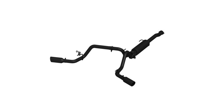 MBRP PS5340BLK - MBRPS5340BLK - MBRP 2016 Toyota Tacoma 3.5L 3in Cat Back Dual Split Side Black - Shipped in Europe - Tuningsupply.com