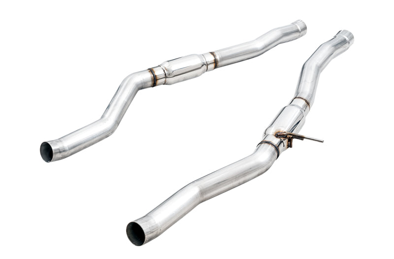 AWE Tuning 3015-32118 - AWE3015-32118 - AWE 2020 Toyota Supra A90 Resonated Touring Edition Exhaust - 5in Chrome Silver Tips - Shipped in Europe - Tuningsupply.com