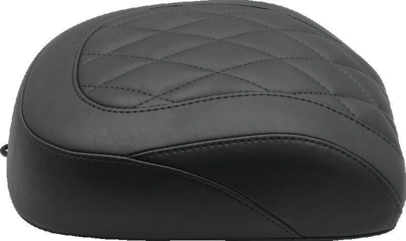 Mustang Motorcycle 83027 - MMP83027 - Mustang 18-21 Harley Fat Boy Wide Tripper Passenger Seat Diamond Stitch - Black - Shipped in Europe - Tuningsupply.com