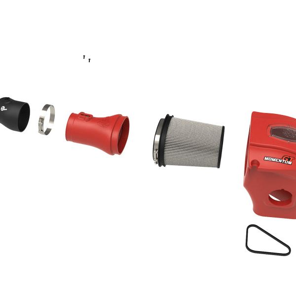 aFe 51-72204-R - AFE51-72204-R - aFe Momentum GT Limited Edition Cold Air Intake 15-16 Dodge Challenger/Charger SRT Hellcat - Red - Shipped in Europe - Tuningsupply.com