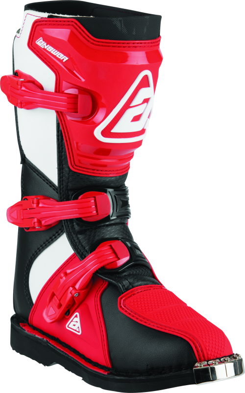 Answer 446644 - ANS446644 - Answer AR1 Boot Black/Red Youth - 4 - Shipped in Europe - Tuningsupply.com