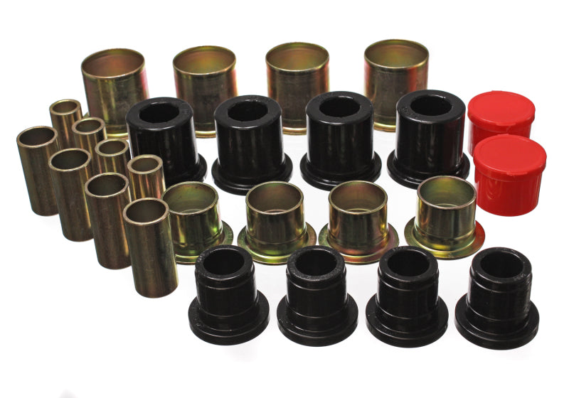 Energy Suspension 3.3161G - ENG3.3161G - Energy Suspension 73-91 Ford K-5 Blazer/Denali XL/Suburban/Yukon Black Front Control Arm Bushing Set - Shipped in Europe - Tuningsupply.com