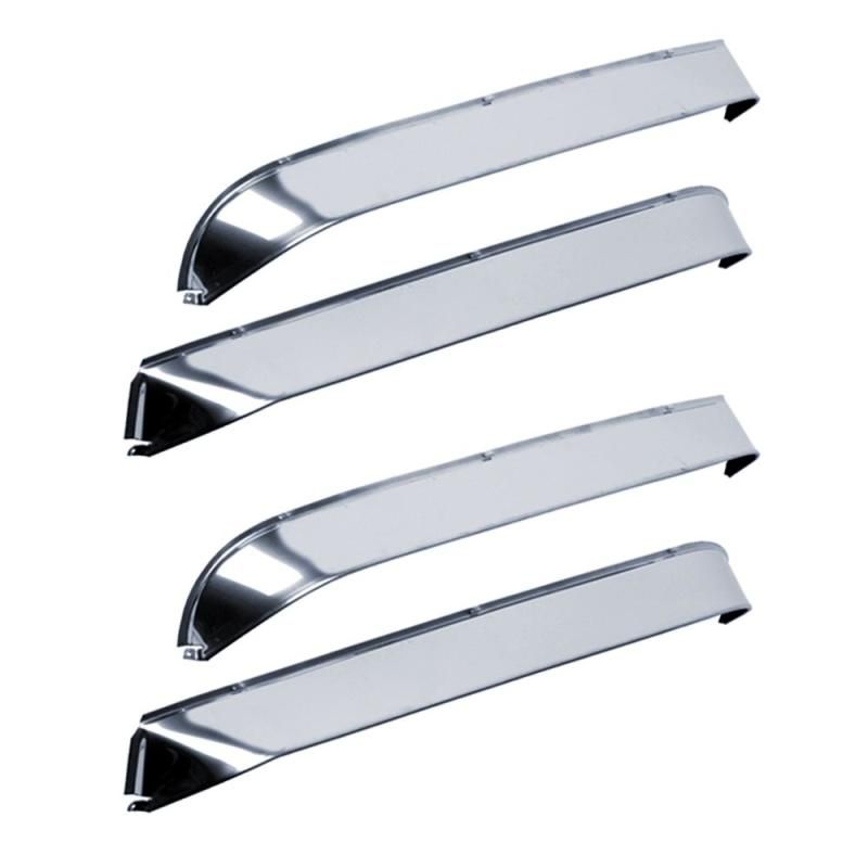 AVS 14106 - AVS14106 - AVS 77-85 Buick Lesabre Ventshade Front & Rear Window Deflectors 4pc - Stainless - Shipped in Europe - Tuningsupply.com