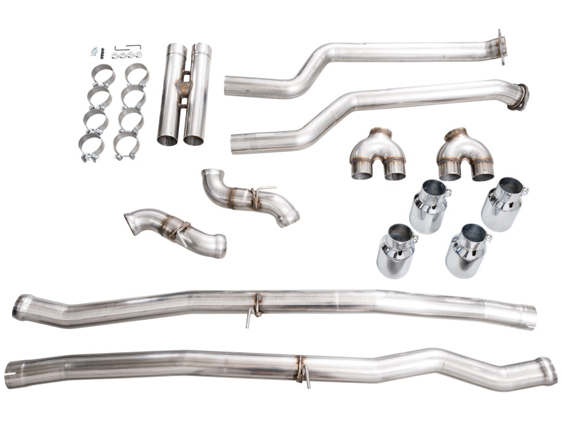 AWE Tuning 3020-42790 - AWE3020-42790 - AWE Tuning BMW G90/G99 M5 Track Edition Cat-Back Exhaust - Chrome Silver Tips - Shipped in Europe - Tuningsupply.com