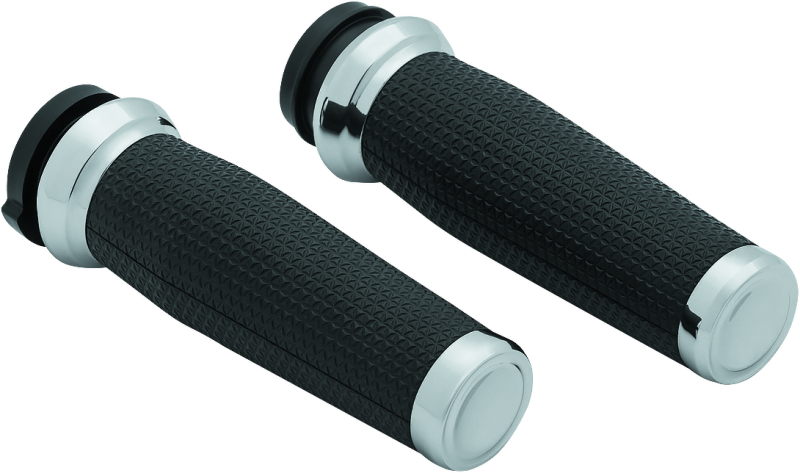 Kuryakyn 5942 - KUR5942 - Kuryakyn Thresher Grips Throttle-By-Wire Chrome - Shipped in Europe - Tuningsupply.com
