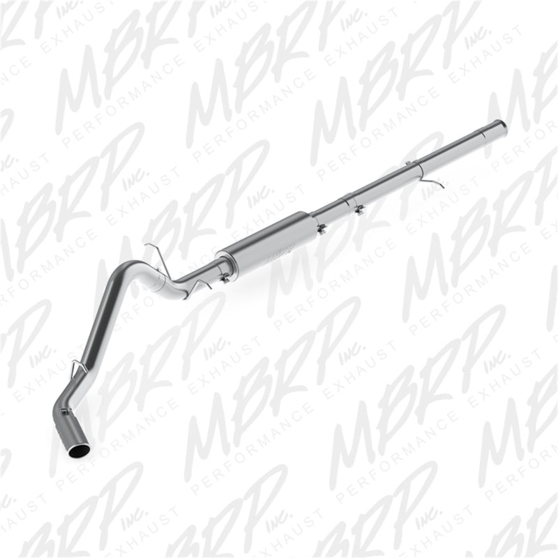 MBRP PS5086409 - MBRPS5086409 - MBRP 2014 Chevy/GMC 1500 Silverado/Sierra 6.2L V8 SS T409 3.5in C/B Single Side Exit Exhaust - Shipped in Europe - Tuningsupply.com
