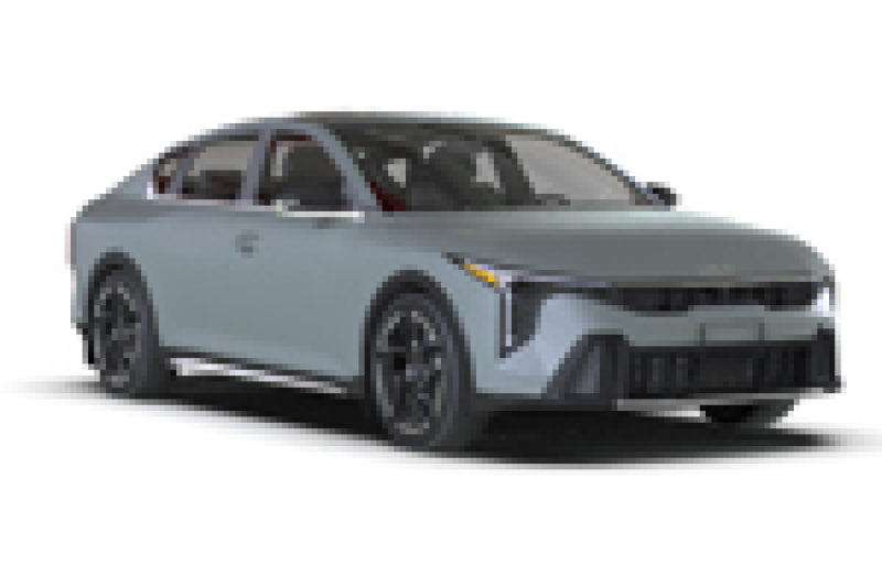 Rally Armor MF111-UR-BLK-DGRY - RALMF111-UR-BLK-DGRY - Rally Armor 2025+ Kia K4 Black Mud Flap Dark Grey Logo - Shipped in Europe - Tuningsupply.com