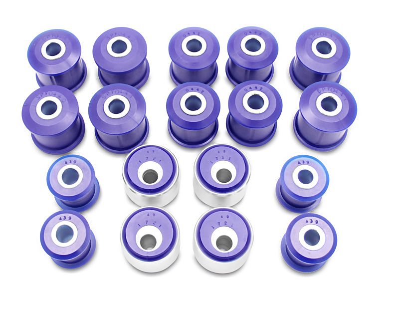 Superpro KIT058ADJXK - SPRKIT058ADJXK - SuperPro 1991 Toyota Land Cruiser Base Front / Rear Vehicle Bushing Kit - 4 Deg. Caster Correction - Shipped in Europe - Tuningsupply.com