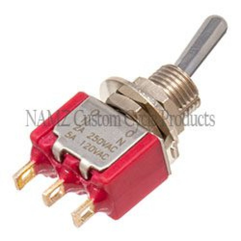 NAMZ NMTS-01 - NAMNMTS-01 - NAMZ Mini High/Low Beam Toggle Switch 5-AMP 1/4in. Hole - Shipped in Europe - Tuningsupply.com