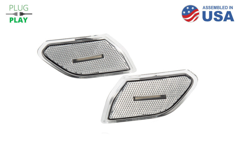 Diode Dynamics DD5068 - DIODD5068 - Diode Dynamics 18-21 Jeep JL Wrangler/Gladiator Sidemarkers Clear (set) - Shipped in Europe - Tuningsupply.com