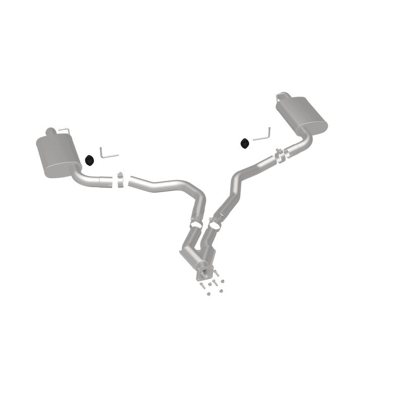 Magnaflow 16710 - MAG16710 - MagnaFlow 75-79 Chevy Corvette V8 5.7L Dual Split Rear Exit Stainless Cat-Back Perf Exhaust - Shipped in Europe - Tuningsupply.com