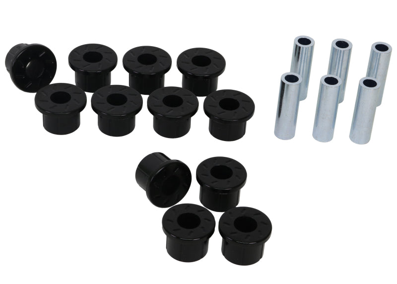 Whiteline W73835 - WHLW73835 - Whiteline 05-13 Toyota Tacoma Rear Spring Bushing Kit - Shipped in Europe - Tuningsupply.com