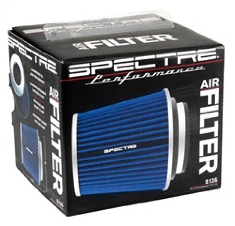 Spectre 8136 - SPE8136 - Spectre Adjustable Conical Air Filter 5-1/2in. Tall (Fits 3in. / 3-1/2in. / 4in. Tubes) - Blue - Shipped in Europe - Tuningsupply.com